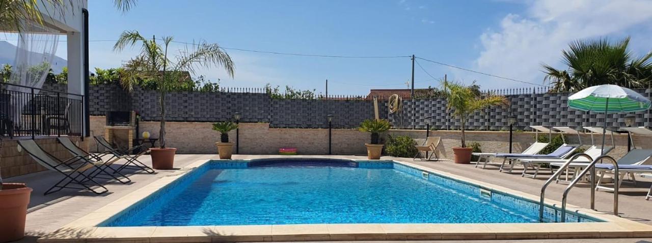 Villa Marianna Con Piscina Privata Ampi Spazi Esterni E Wifi Free Trabia Luaran gambar